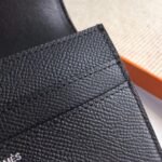 Hermes Constance Slim Wallet Noir 12Cm H082060CK89 - Image 5