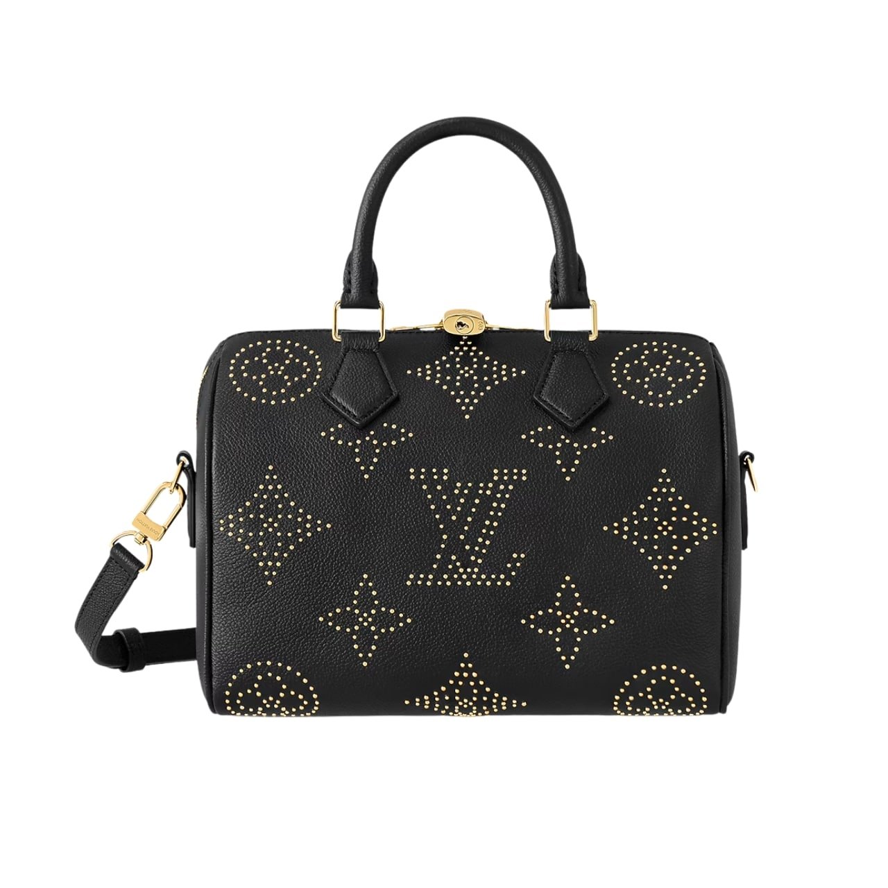 135-8 Louis Vuitton Speedy Bandoulière 25 Black 25Cm M46736 - Image 1