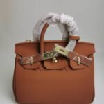 Hermes Birkin 25 Handbag Gold Brown 25Cm - Image 2