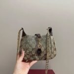 Gucci Jackie Notte Mini Bag Beige And Dark Brown 19Cm 782889 FAD1Z 2541 - Image 2