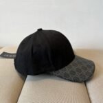 Gucci GG Canvas Baseball Hat Black - Image 3