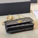 Chanel Classic Wallet On Chain Black 19Cm - Image 3