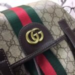 Gucci Ophidia GG Medium Large Backpack Beige And Ebony GG Supreme Canvas 40Cm 598140 HUHAT 8564 - Image 4