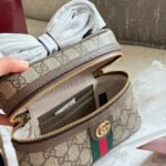 Gucci Ophidia Small Vanity Bag Beige And Dark Brown 18Cm ‎816357 96IWG 8745 - Image 9