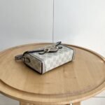 Gucci Horsebit 1955 Mini Bag‎ Beige And White GG Supreme 18Cm ‎699296 UULBG 9683 - Image 7