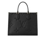 Louis Vuitton Onthego MM Monogram Empreinte Black 35Cm M45595