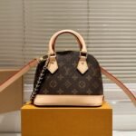 Louis Vuitton Alma Mini LV And I Monogram Brown 25Cm K00016 - Image 4