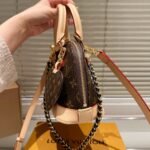 Louis Vuitton Alma Mini LV And I Monogram Brown 25Cm K00016 - Image 5