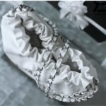 Chanel 22 Handbag White With Silver 42Cm AS3261 - Image 4