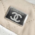 Chanel 22 Handbag White With Silver 42Cm AS3261 - Image 5