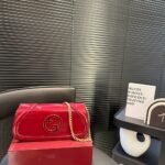 Gucci Blondie Continental Chain Wallet Rosso Ancora Red 29Cm 814952 AAEEY 6207 - Image 2
