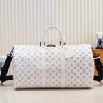 Louis Vuitton Keepall Bandoulière 50 White 50Cm M24954 - Image 2