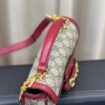 Gucci Horsebit 1955 Small Top Handle Bag Rosso Ancora Red ‎22Cm 815206 AAEC2 6207 - Image 5