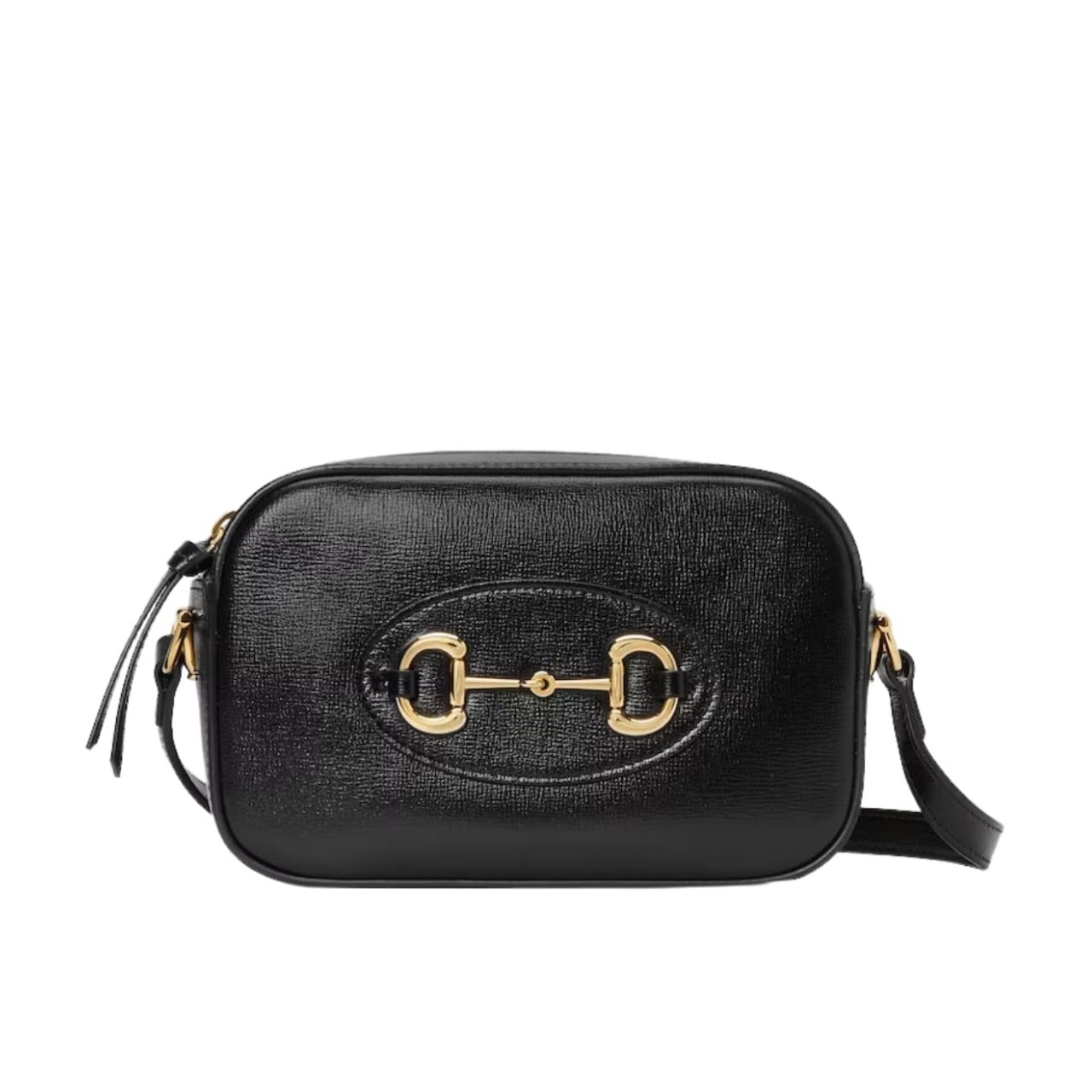 444 Gucci Horsebit 1955 Mini Shoulder Bag Black 18Cm 760196 1AAQD 1000 - Image 1