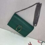 Gucci Women Dionysus GG Supreme Chain Bag Green 20Cm 401231 CAOGX 3120 - Image 2