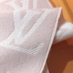 Louis Vuitton Lv Monogram Essential Scarf Pink Beige M77854 - Image 6