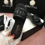 Chanel Quilted CC Logo Mules Black - Image 7