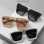 Louis Vuitton Glasses 1 1 Evidence In Leopard Print - Image 3