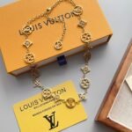 Louis Vuitton LV Lace Necklace Gold M01057 - Image 2