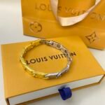 Louis Vuitton Monogram Tied Up Bracelet Gold And Silver M1306L - Image 2