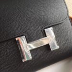 Hermes Constance Slim Wallet Noir 12Cm H082060CK89 - Image 3