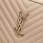Saint Laurent Lou Camera Bag In Quilted Beige 23Cm 612544DV7072721 - Image 6