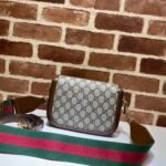 Gucci Horsebit 1955 Mini Bag Beige And Ebony Supreme Canvas 20Cm 658574 HUHHG 8565 - Image 4