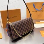 Louis Vuitton Favorite MM Damier Ebene Brown 25Cm N41129 - Image 3