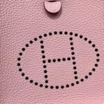 Hermes Mini Evelyne Bag Mauve Sylvestre 17cm - Image 4