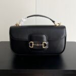 Gucci Horsebit 1955 Small Top Handle Bag Black 22Cm 815206 AAEFH 1000 - Image 2