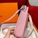 Hermes Mini Evelyne Bag Mauve Sylvestre 17cm - Image 2