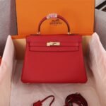 Hermes Kelly 25 Togo Handbag Rouge Casaque 25Cm - Image 2