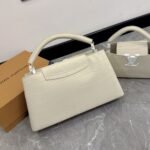 Louis Vuitton Capucines MM East West In Grey 33Cm - Image 3