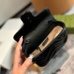 Gucci GG Marmont Belt Bag Black 16Cm 699757 UM8KV 1000 - Image 4
