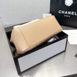 Chanel Grand Shopping Bag Caviar Beige 34Cm - Image 5