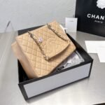 Chanel Grand Shopping Bag Caviar Beige 34Cm - Image 4