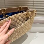 Chanel Grand Shopping Tote Straw Bag 38Cm - Image 7
