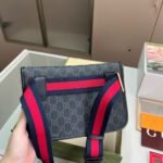 Gucci GG Black Small Belt Bag Black Supreme Canvas 24Cm 598113 K5RLN 1095 - Image 9