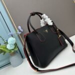 Prada Saffiano Cuir Double Small Tote Bag Black 30Cm - Image 3