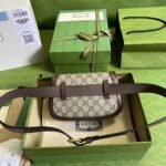 Gucci Blondie Belt Bag GG Supreme Beige Ebony 90Cm 703807 K9GSG 8358 - Image 3
