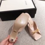 Gucci Sylvie Chain Mule Sandals Pink - Image 3