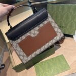 Gucci Padlock GG Supreme Top Handle Black 28Cm - Image 5