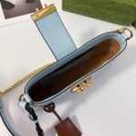 Gucci Padlock Small Shoulder Bag GG Supreme Dusty Blue 27Cm 811705 FAD3R 8744 - Image 7
