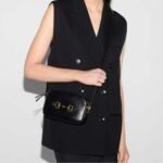 Gucci Horsebit 1955 Mini Shoulder Bag Black 18Cm ‎760196 1AAQD 1000 - Image 3