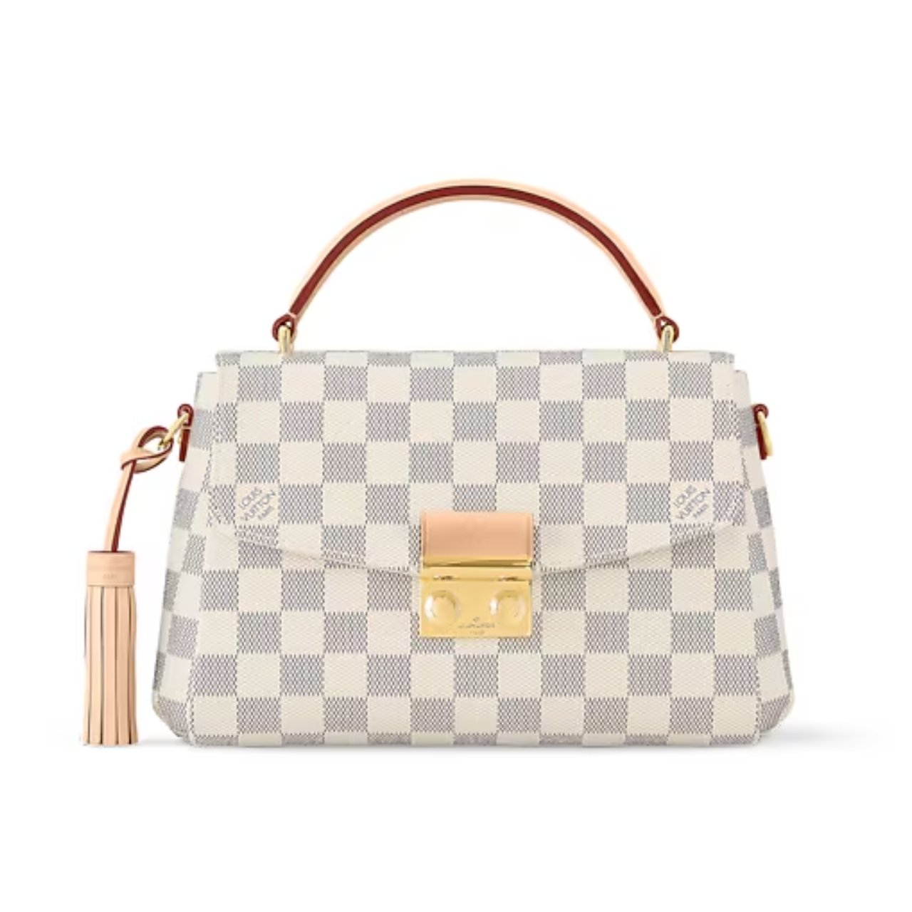 Thumbnail-15-10 Louis Vuitton Croisette Damier Azur Canvas 25Cm N41581 - Image 1