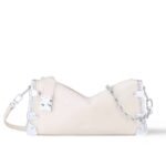 Louis Vuitton Slim Trunk Bag White 23Cm