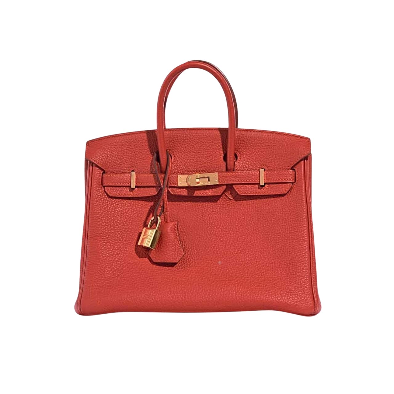Thumbnail-24-2 Hermes Birkin 25 Bag Togo Rouge Vermillon 25Cm - Image 1