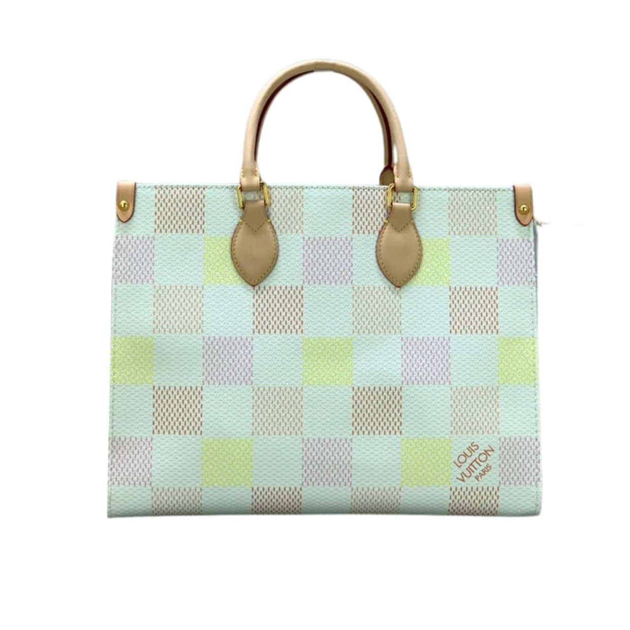 Thumbnail-24-3 Louis Vuitton Onthego MM Damier Canvas Peach 33Cm - Image 1
