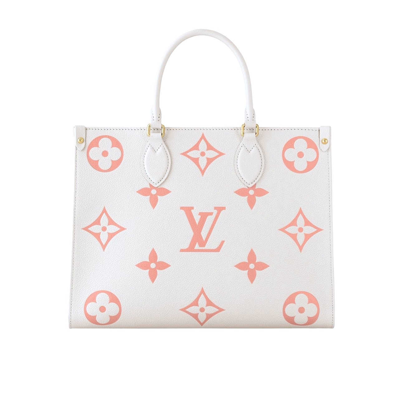 Thumbnail-25-3 Louis Vuitton Onthego MM Bag Rose Trianon Pink 35Cm M21575 - Image 1