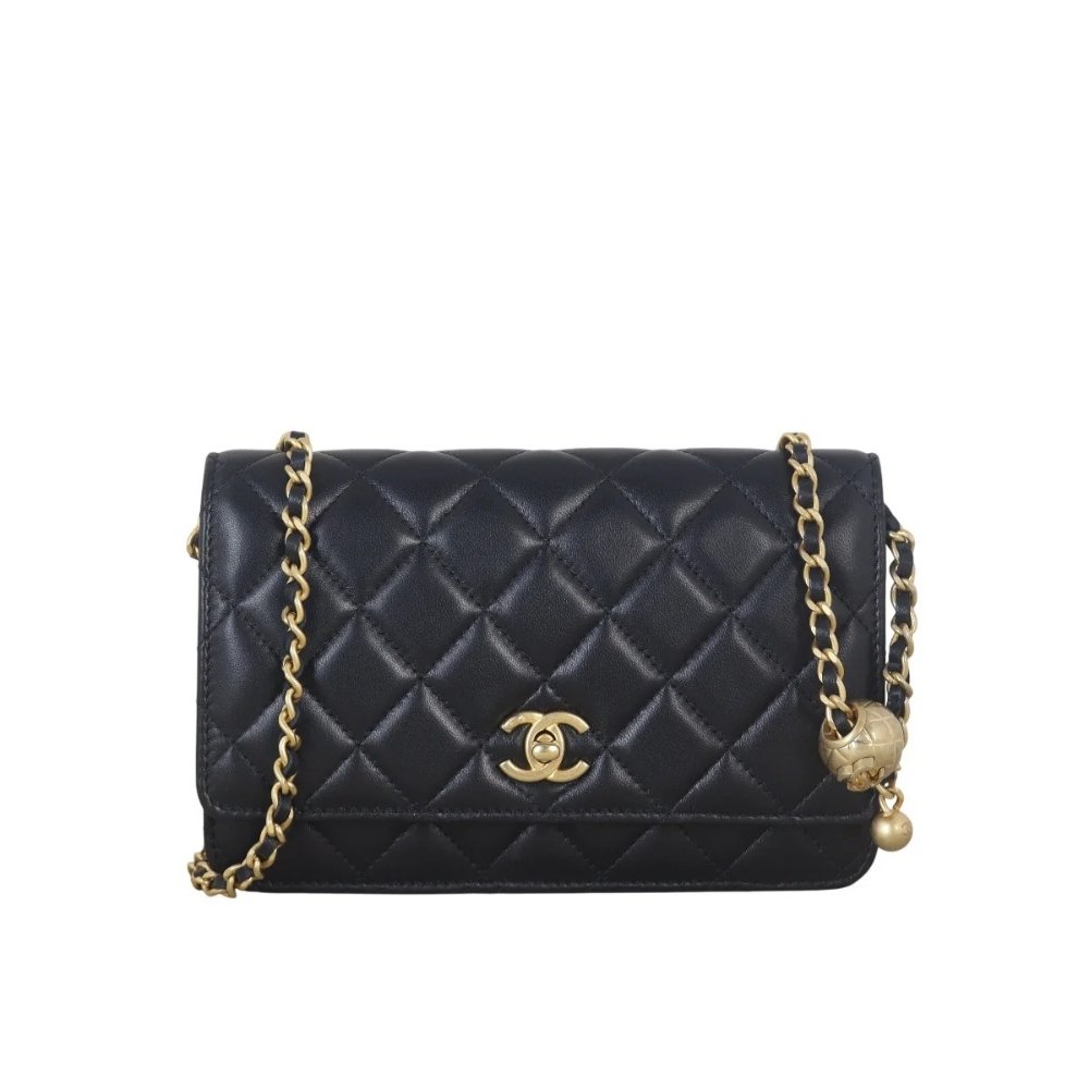 Thumbnail-29-10 Chanel Classic Wallet On Chain Black 19Cm - Image 1
